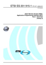 Die Norm ETSI ES 201915-1-V1.4.1 29.7.2003 Ansicht