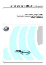 Die Norm ETSI ES 201915-3-V1.1.1 19.2.2002 Ansicht