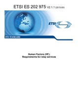 Die Norm ETSI ES 202975-V2.1.1 28.9.2015 Ansicht