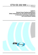 Die Norm ETSI ES 202999-V1.1.1 23.11.2010 Ansicht