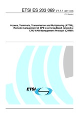 Die Norm ETSI ES 203069-V1.1.1 17.3.2011 Ansicht