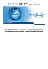 Die Norm ETSI ES 203178-V1.1.1 25.2.2015 Ansicht