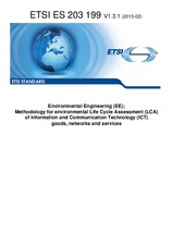 Die Norm ETSI ES 203199-V1.3.1 24.2.2015 Ansicht