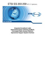 Die Norm ETSI ES 203259-V1.1.1 28.1.2015 Ansicht