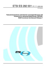 Die Norm ETSI ES 282001-V1.1.1 30.8.2005 Ansicht