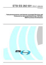 Die Norm ETSI ES 282001-V3.4.1 9.9.2009 Ansicht