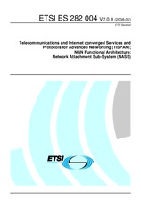 Die Norm ETSI ES 282004-V2.0.0 11.2.2008 Ansicht