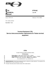 Die Norm ETSI ETR 052-ed.1 29.7.1993 Ansicht