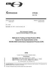 Die Norm ETSI ETR 094-ed.1/Cor.1 15.3.1994 Ansicht