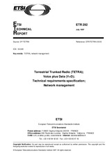 Die Norm ETSI ETR 292-ed.1 15.7.1997 Ansicht