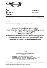 Die Norm ETSI ETR 299-2-ed.1 15.2.1997 Ansicht