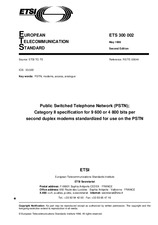 Die Norm ETSI ETS 300002-ed.2 30.5.1996 Ansicht