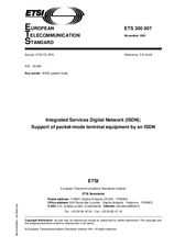 Die Norm ETSI ETS 300007-ed.1 30.11.1991 Ansicht