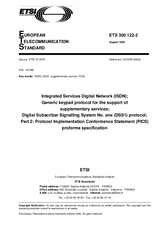 Die Norm ETSI ETS 300122-2-ed.1 30.8.1996 Ansicht