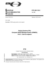 Die Norm ETSI ETS 300133-2-ed.1 2.7.1992 Ansicht