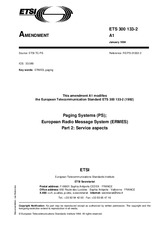 Die Norm ETSI ETS 300133-2-ed.1/Amd.1 12.1.1994 Ansicht