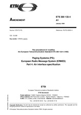 Die Norm ETSI ETS 300133-4-ed.1/Amd.1 12.1.1994 Ansicht