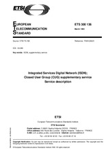 Die Norm ETSI ETS 300136-ed.1 30.3.1992 Ansicht