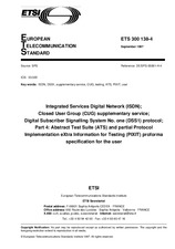 Die Norm ETSI ETS 300138-4-ed.1 30.9.1997 Ansicht