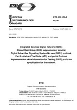 Die Norm ETSI ETS 300138-6-ed.1 30.5.1997 Ansicht