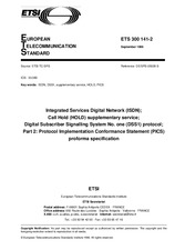 Die Norm ETSI ETS 300141-2-ed.1 15.9.1996 Ansicht