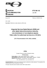 Die Norm ETSI ETS 300142-ed.1 30.6.1998 Ansicht