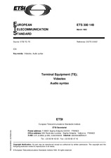 Die Norm ETSI ETS 300149-ed.1 20.3.1992 Ansicht