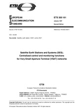 Die Norm ETSI ETS 300161-ed.2 15.1.1997 Ansicht