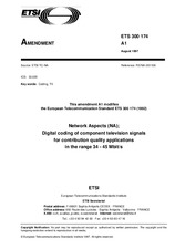 Die Norm ETSI ETS 300174-ed.1/Amd.1 31.8.1997 Ansicht