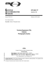 Die Norm ETSI ETS 300177-ed.1 11.9.1992 Ansicht