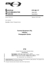 Die Norm ETSI ETS 300177-ed.2 15.1.1995 Ansicht