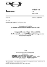 Die Norm ETSI ETS 300183-ed.1/Amd.1 15.2.1998 Ansicht