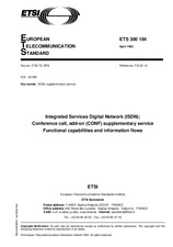 Die Norm ETSI ETS 300184-ed.1 14.4.1993 Ansicht