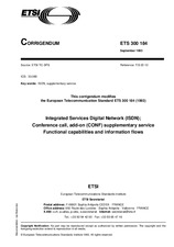 Die Norm ETSI ETS 300184-ed.1/Cor.1 15.9.1993 Ansicht