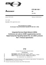 Die Norm ETSI ETS 300185-1-ed.1/Amd.1 20.6.1995 Ansicht