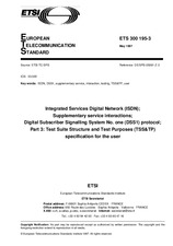 Die Norm ETSI ETS 300195-3-ed.1 30.5.1997 Ansicht