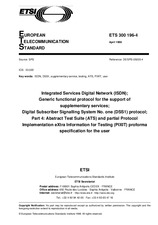 Die Norm ETSI ETS 300196-4-ed.1 15.4.1998 Ansicht