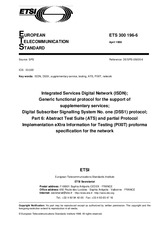 Die Norm ETSI ETS 300196-6-ed.1 15.4.1998 Ansicht