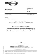 Die Norm ETSI ETS 300197-ed.1/Amd.1 14.4.1995 Ansicht