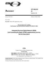 Die Norm ETSI ETS 300201-ed.1/Amd.1 30.9.1996 Ansicht