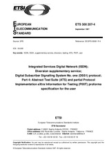 Die Norm ETSI ETS 300207-4-ed.1 30.9.1997 Ansicht