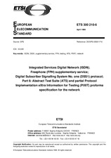 Die Norm ETSI ETS 300210-6-ed.1 15.4.1998 Ansicht