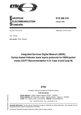 Die Norm ETSI ETS 300218-ed.1 30.1.1993 Ansicht