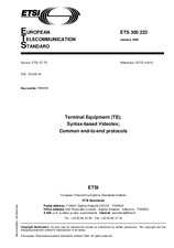 Die Norm ETSI ETS 300223-ed.1 31.1.1993 Ansicht