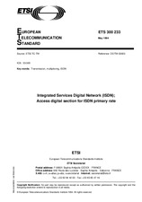 Die Norm ETSI ETS 300233-ed.1 10.5.1994 Ansicht