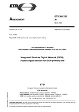 Die Norm ETSI ETS 300233-ed.1/Amd.1 15.3.1995 Ansicht