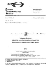 Die Norm ETSI ETS 300250-ed.1 29.12.1993 Ansicht