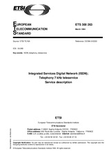 Die Norm ETSI ETS 300263-ed.1 1.3.1994 Ansicht