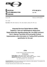 Die Norm ETSI ETS 300267-4-ed.1 30.4.1998 Ansicht