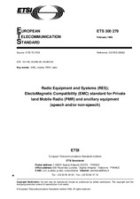 Die Norm ETSI ETS 300279-ed.1 15.2.1996 Ansicht